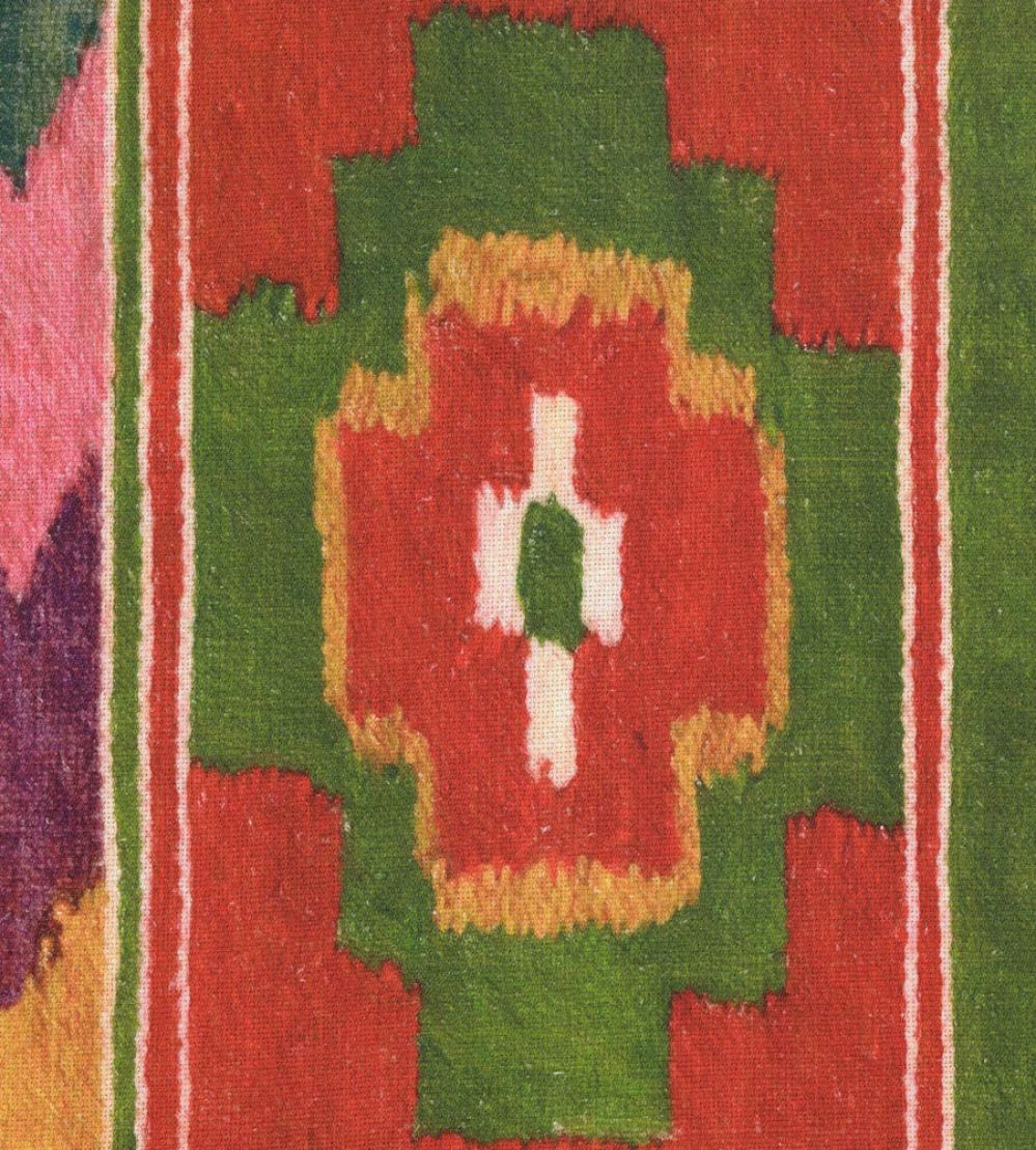 Erdely Fabric by MINDTHEGAP Green Red