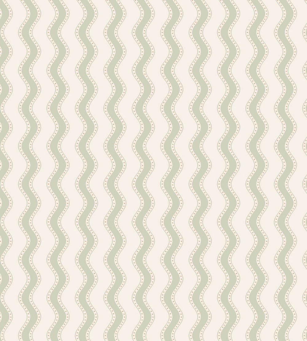 Erik Wallpaper by Sandberg Spring Green