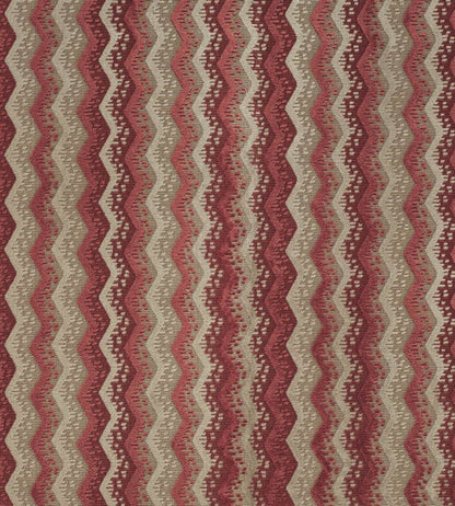 Espalier Velvet Fabric by James Hare Cherry Rose