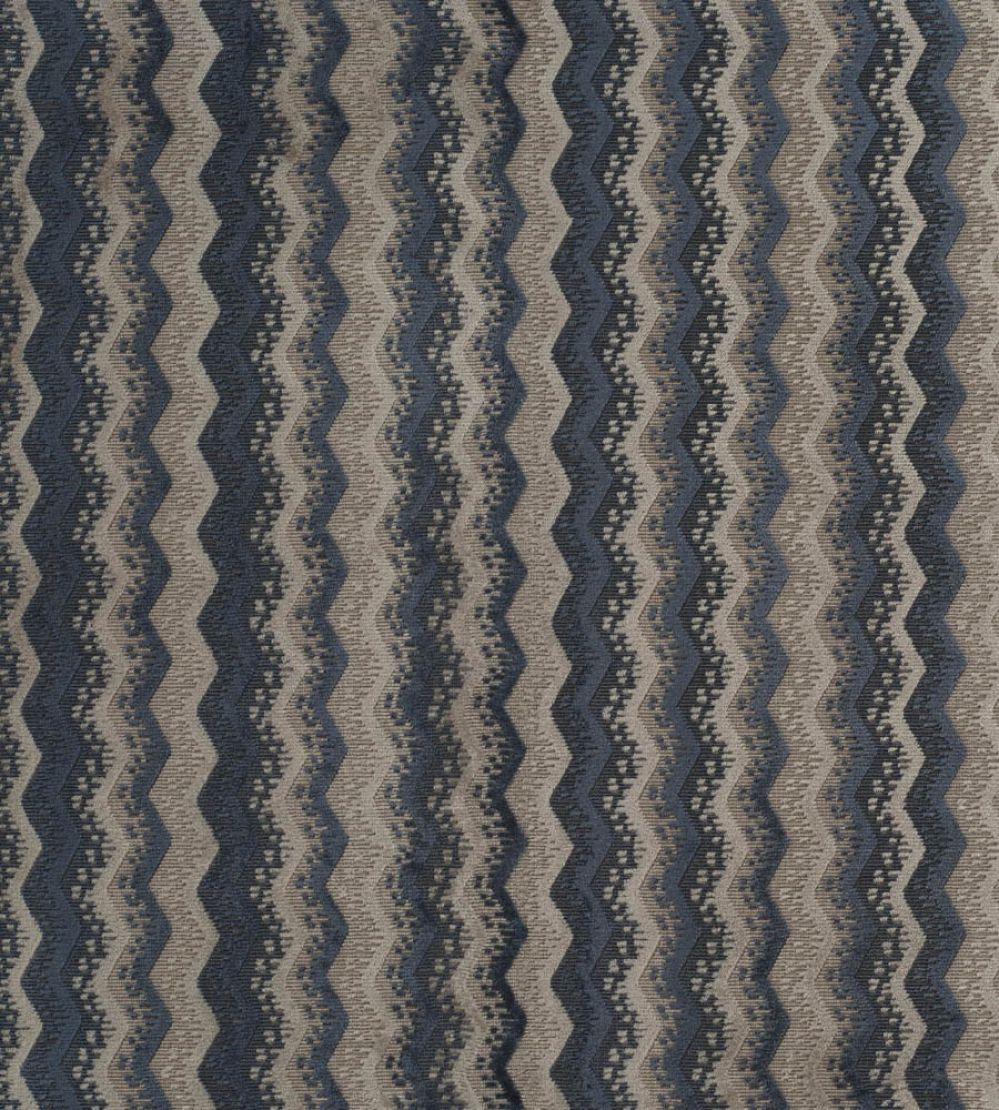 Espalier Velvet Fabric by James Hare Hortense Blue