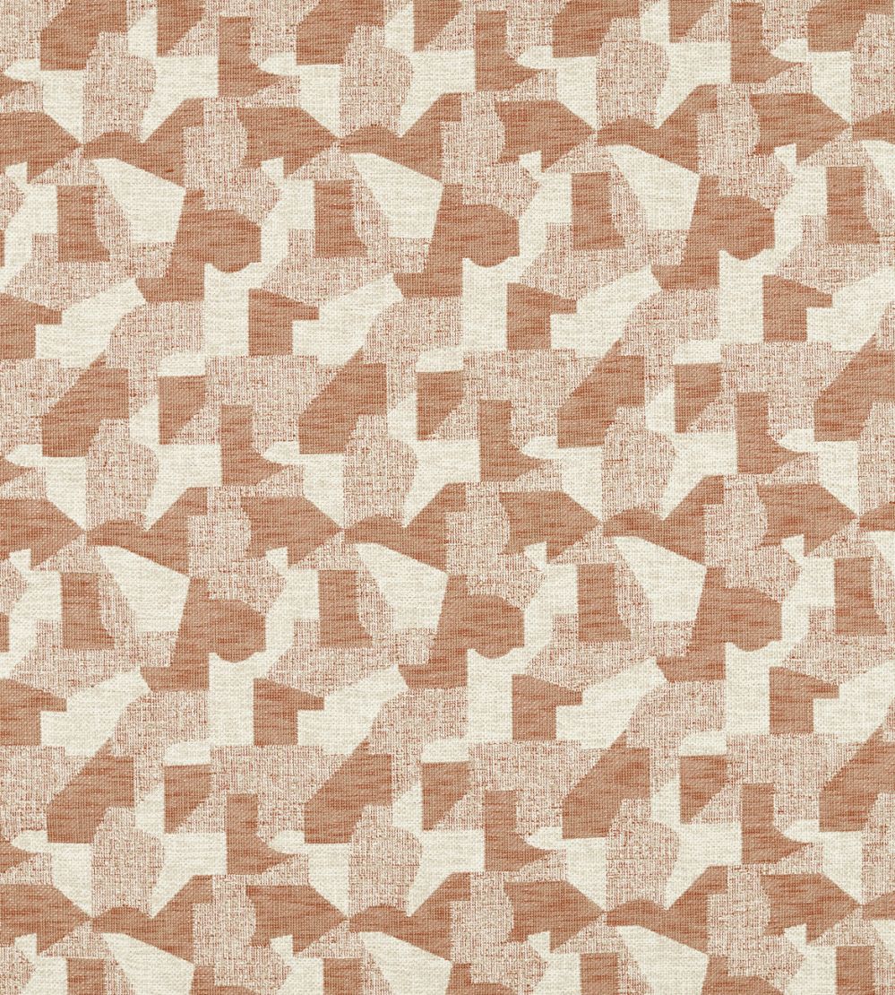 Espen Fabric by Clarke & Clarke Rust