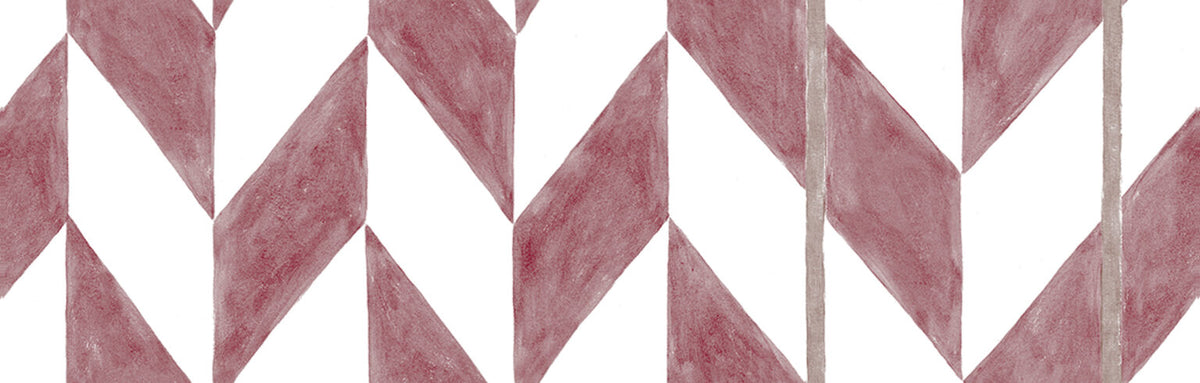 Espiga wallpaper by Coordonné in Ciruela, flat pattern view