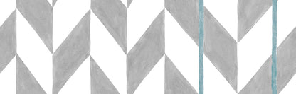 Espiga wallpaper by Coordonné in Plata, flat pattern view