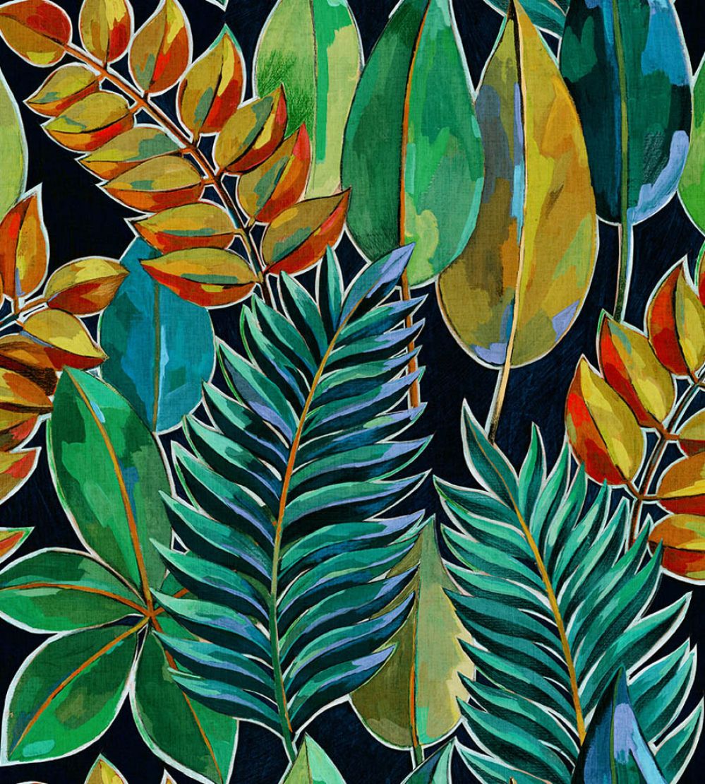 Estasi Wallpaper by Jannelli&Volpi Navy/Green