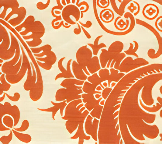 Este Terracotta fabric by Quadrille