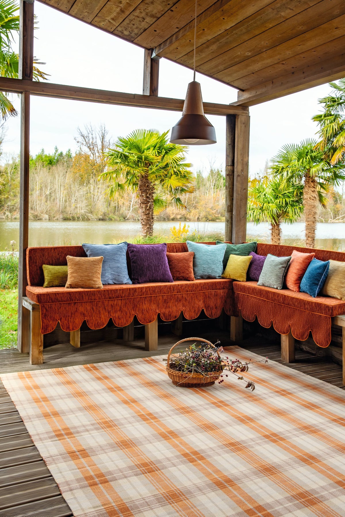 Etretat Rug by Pierre Frey shown in a room setting (view 1)