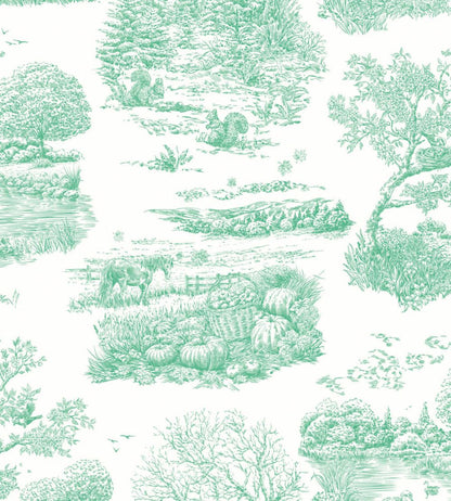 Eve Toile Wallpaper by Ohpopsi Jade