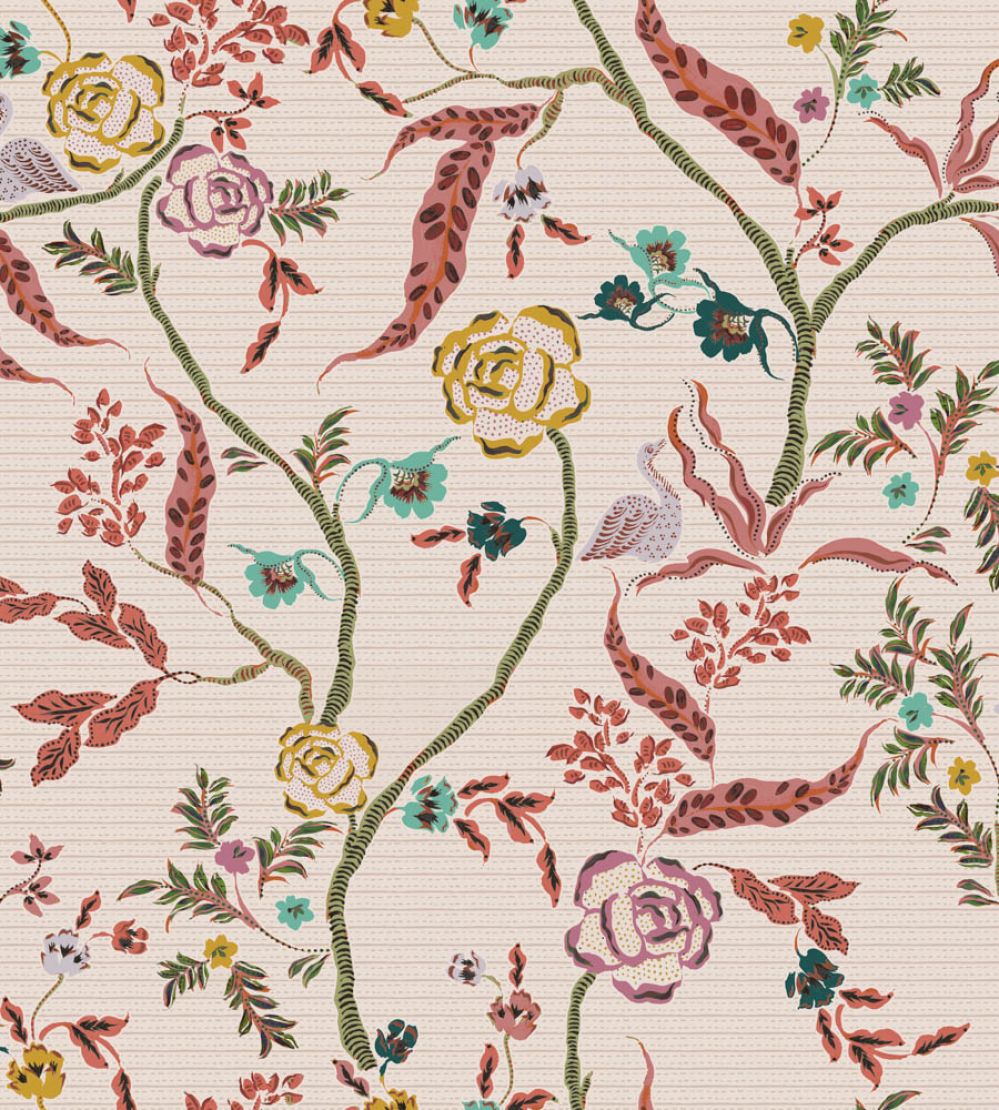 Eversley Fabric by Parker & Jules Cinnamon Tabacco