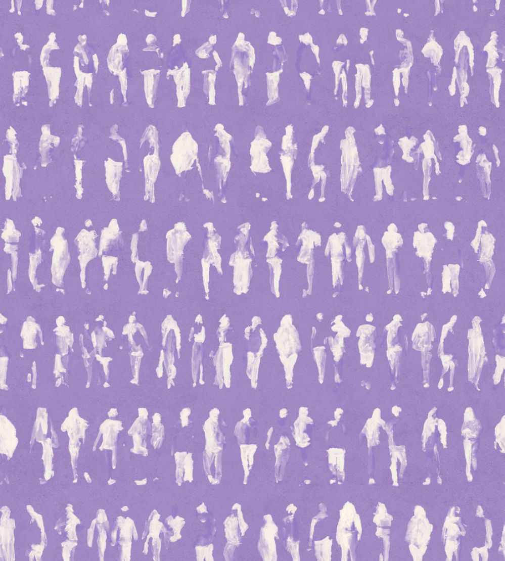 Executives Wallpaper by Tres Tintas Lilac