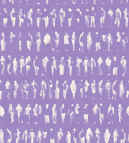 Executives Wallpaper by Tres Tintas Lilac