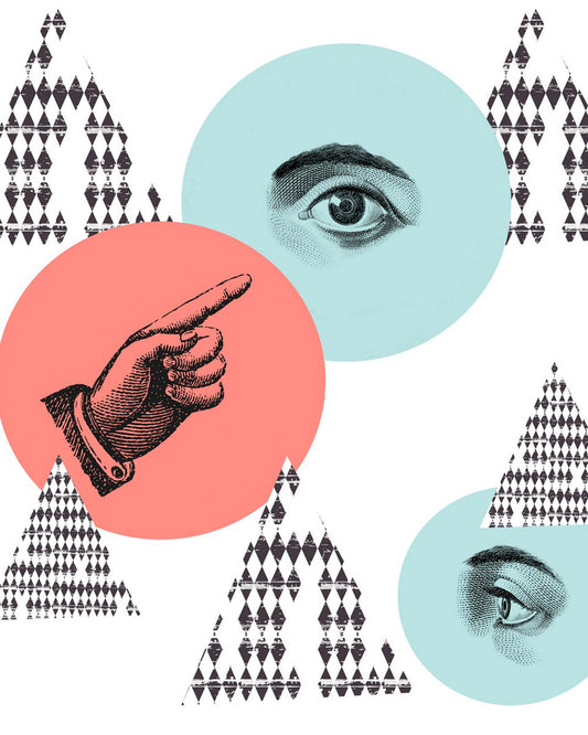 Eyes On Me Black, Blue wallpaper by MINDTHEGAP