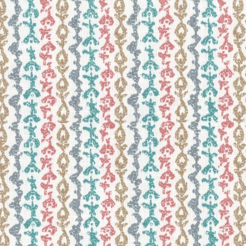 Eze Fabric by Marvic Textiles in Rose/Noisette