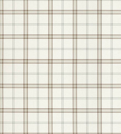 Ezra Plaid Wallpaper by Scalamandre Mocha