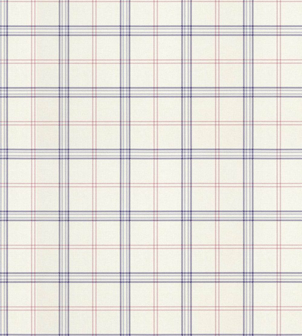 Ezra Plaid Wallpaper by Scalamandre Pansy