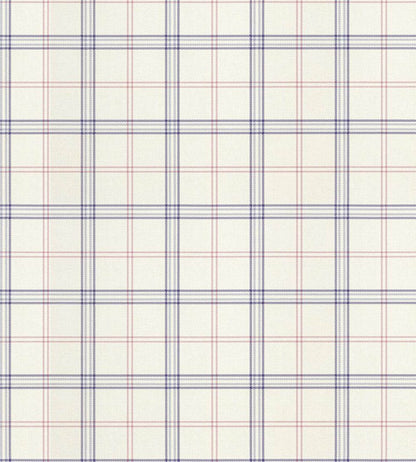Ezra Plaid Wallpaper by Scalamandre Pansy