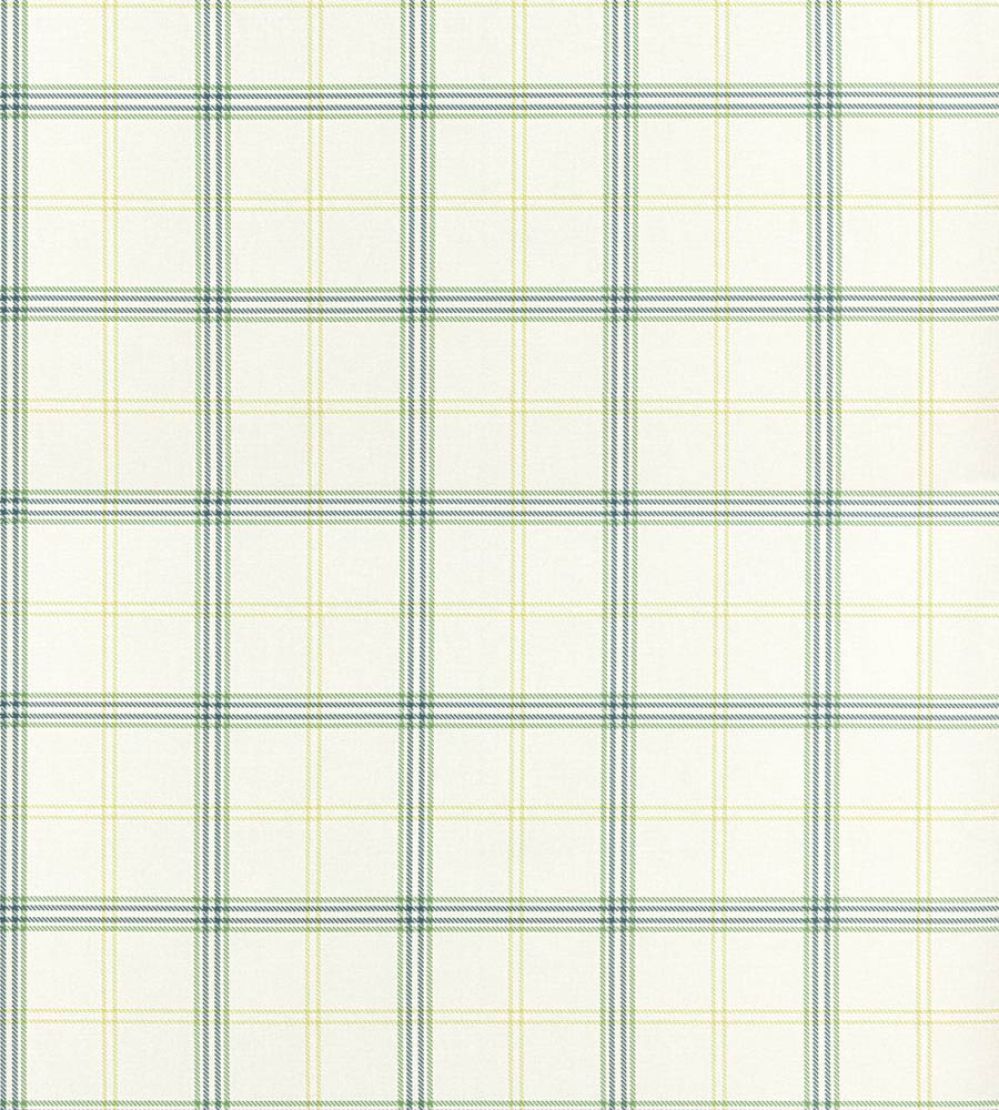 Ezra Plaid Wallpaper by Scalamandre Pear