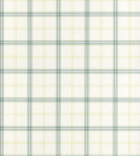 Ezra Plaid Wallpaper by Scalamandre Pear