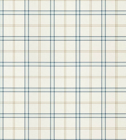 Ezra Plaid Wallpaper by Scalamandre Sky And Sea