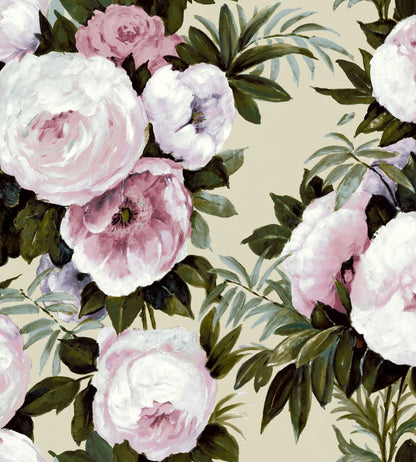 Fabiola Bloom Fabric by Arley House Pink