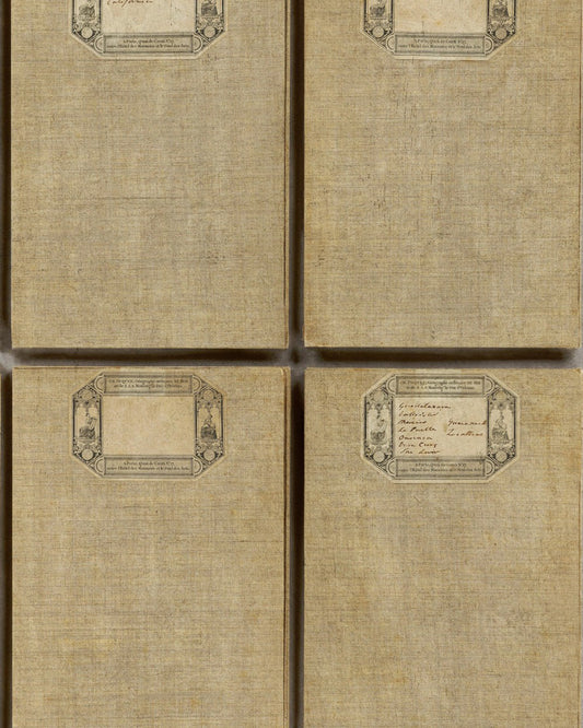 Fabric Covers Antique Black, Grey wallpaper by MINDTHEGAP