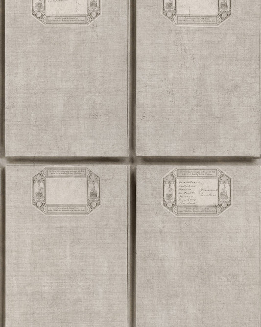Fabric Covers Taupe wallpaper by MINDTHEGAP