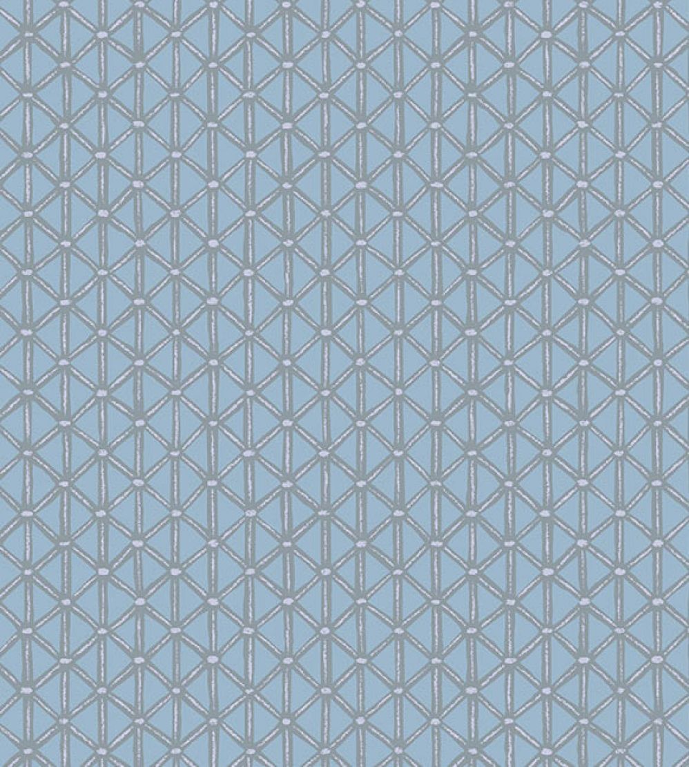 Facet Wallpaper by Eijffinger Blue