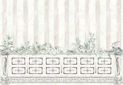 Fachada mural by Coordonné in Poli Piedra, flat pattern view