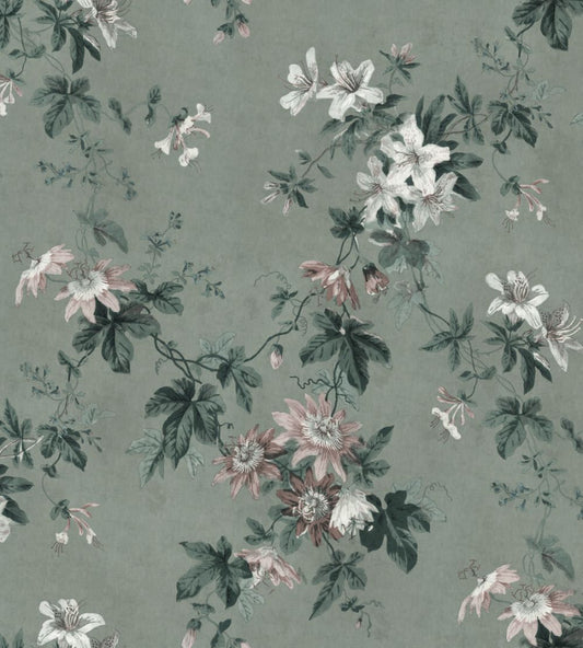 Faded Passion Mural by Sandberg Sage Green