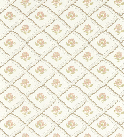 Fairdown Wallpaper by Sanderson Chocolate/Putty