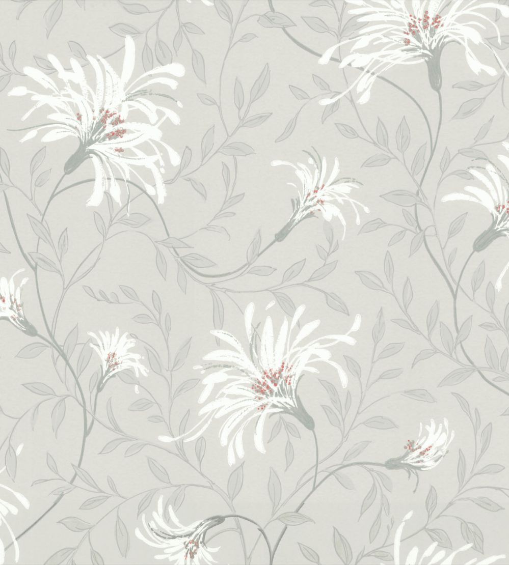 Fairhaven Wallpaper by 1838 Wallcoverings Grey