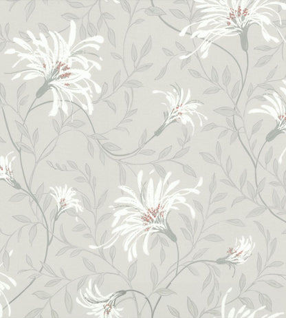 Fairhaven Wallpaper by 1838 Wallcoverings Grey