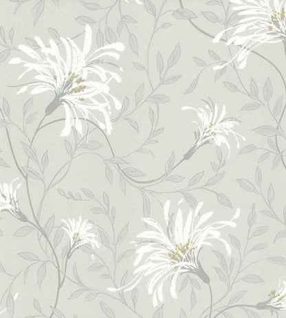 Fairhaven Wallpaper by 1838 Wallcoverings Grey Yellow