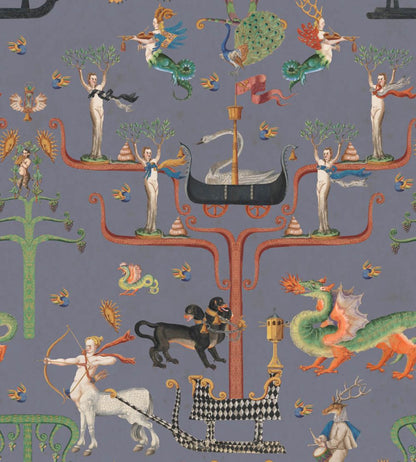 Fairies and Dragons Wallpaper by MINDTHEGAP Slate