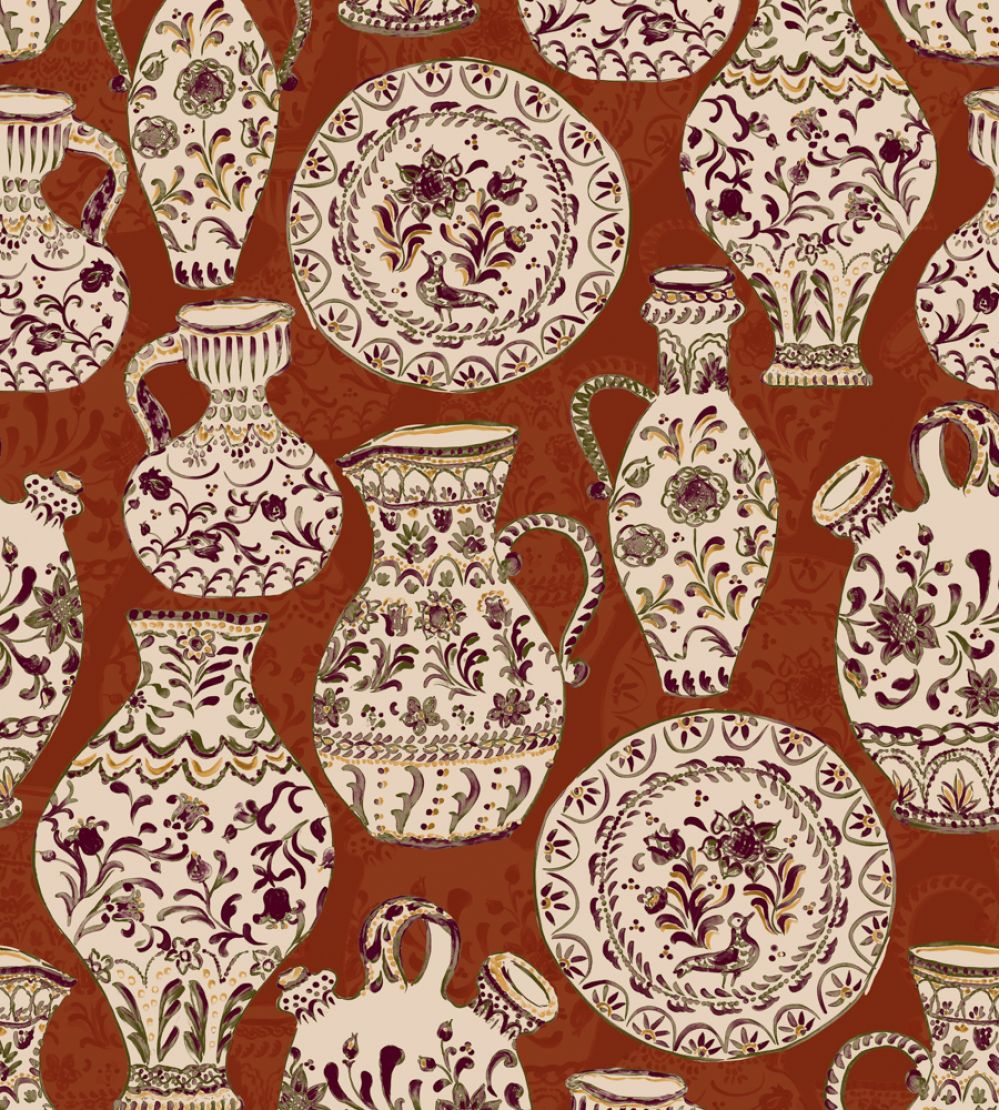 Fajalauzas Wallpaper by Tres Tintas Garnet