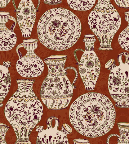 Fajalauzas Wallpaper by Tres Tintas Garnet