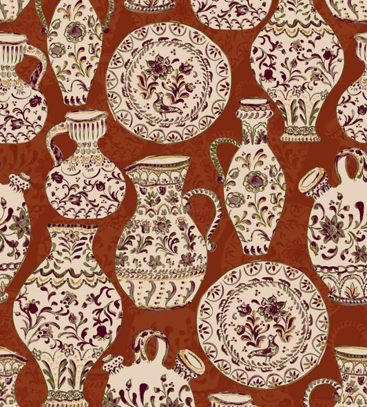 Fajalauzas Wallpaper by Tres Tintas Garnet