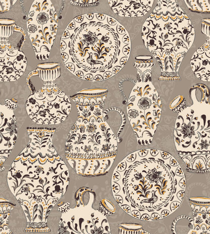 Fajalauzas Wallpaper by Tres Tintas Grey