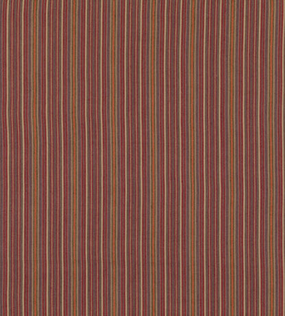 Falconer Stripe Fabric by Mulberry Home Plum