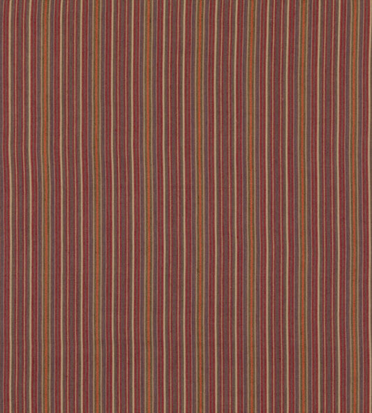 Falconer Stripe Fabric by Mulberry Home Plum