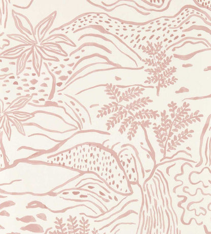 Falling Foss Wallpaper by Scion Dusk Pink
