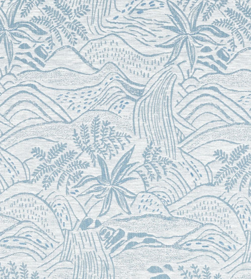 Falling Foss Weave Fabric by Scion Mist