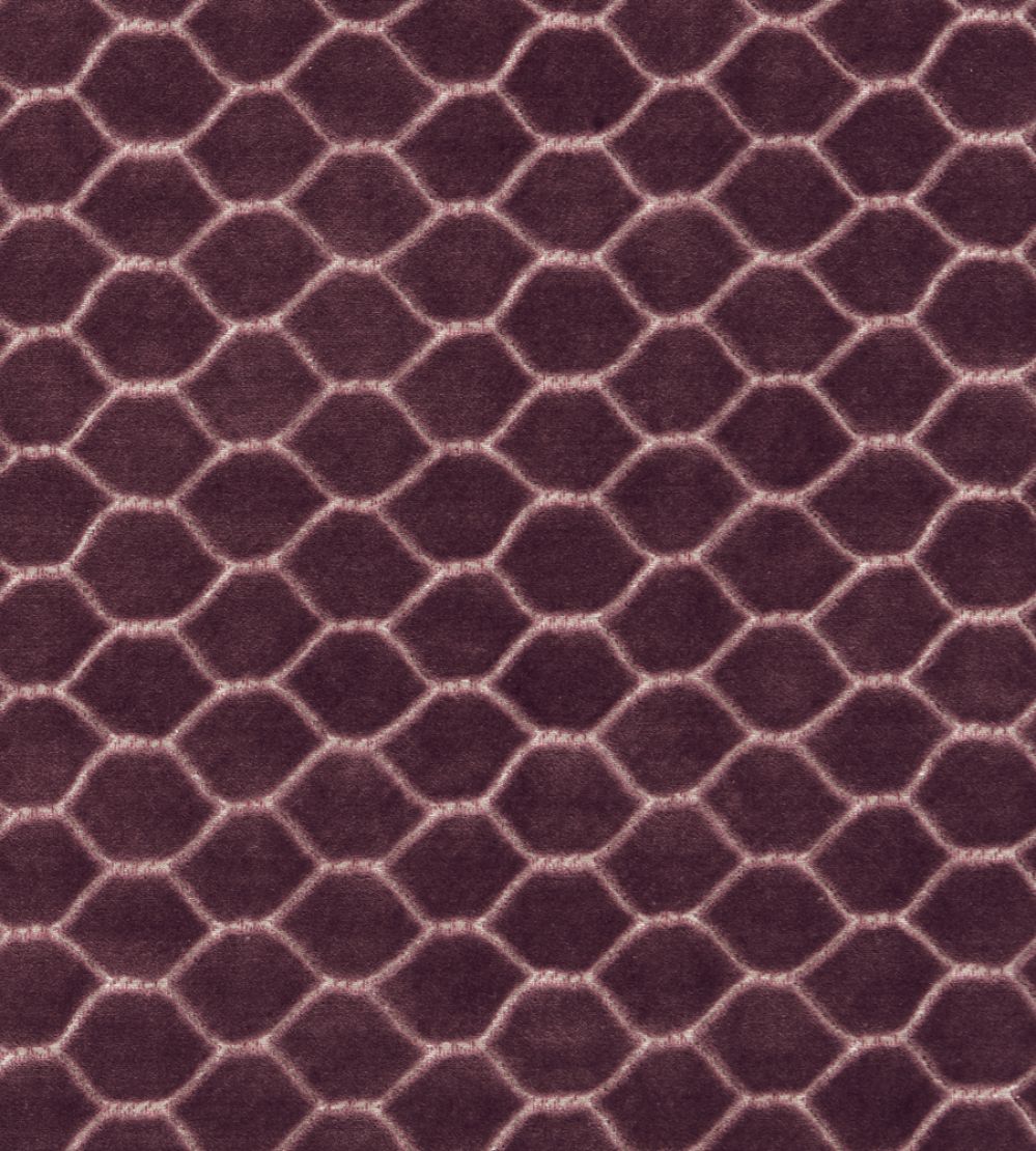 Faraday Velvet Fabric by Sanderson Plum
