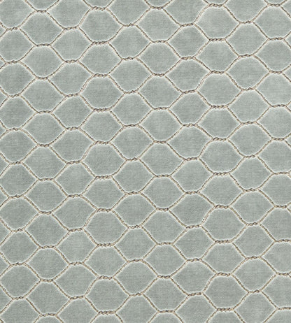 Faraday Velvet Fabric by Sanderson Porcelain