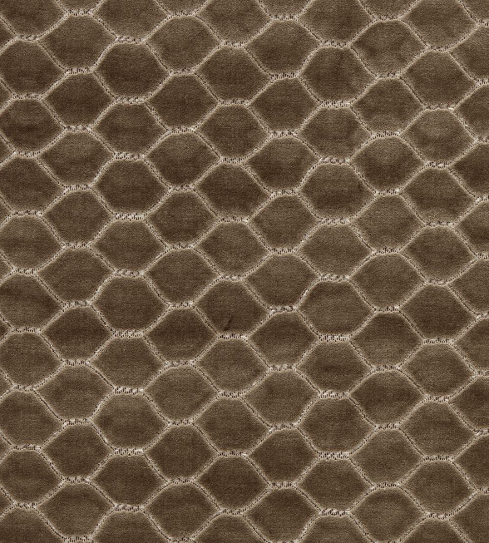 Faraday Velvet Fabric by Sanderson Walnut