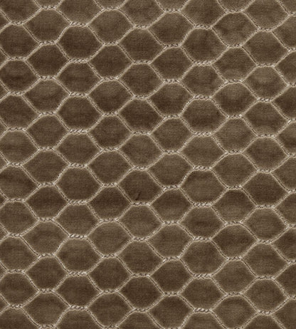 Faraday Velvet Fabric by Sanderson Walnut