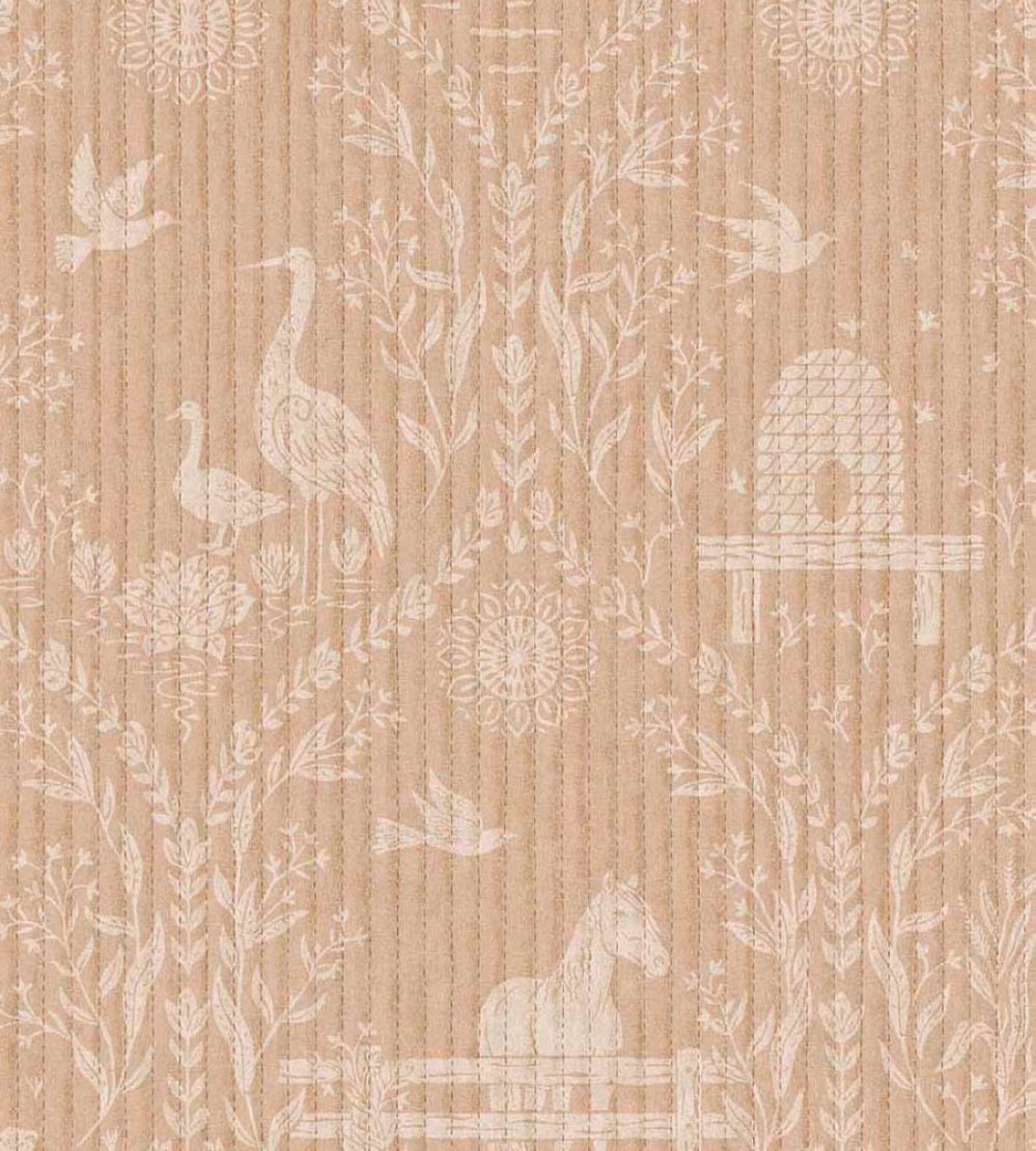 Homestead Wallpaper by Eijffinger Peach