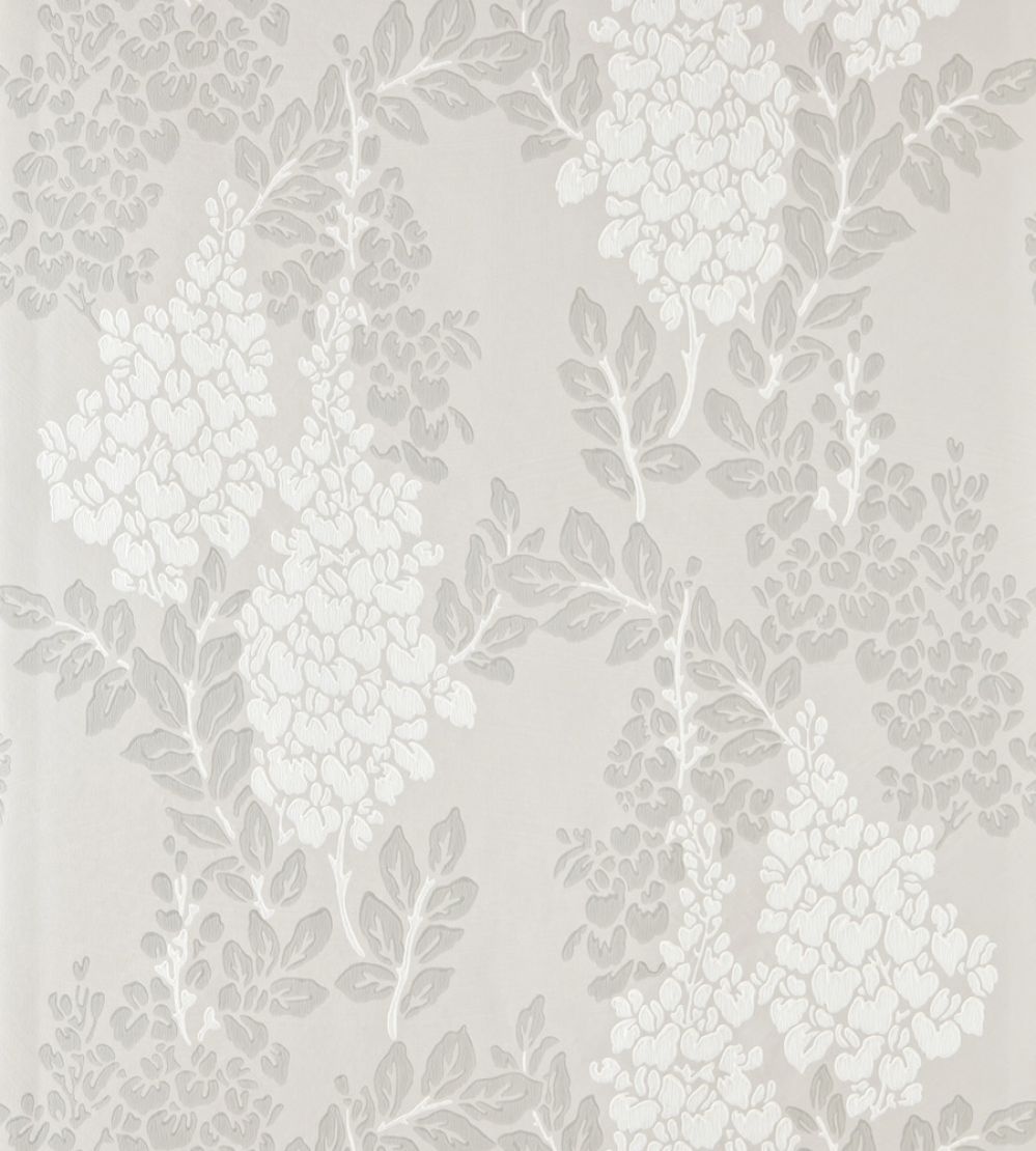 Wisteria Wallpaper by Farrow & Ball Skimming Stone