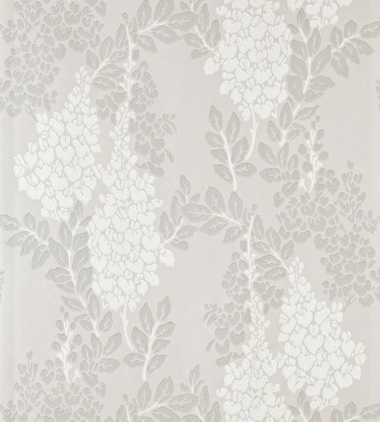 Wisteria Wallpaper by Farrow & Ball Skimming Stone