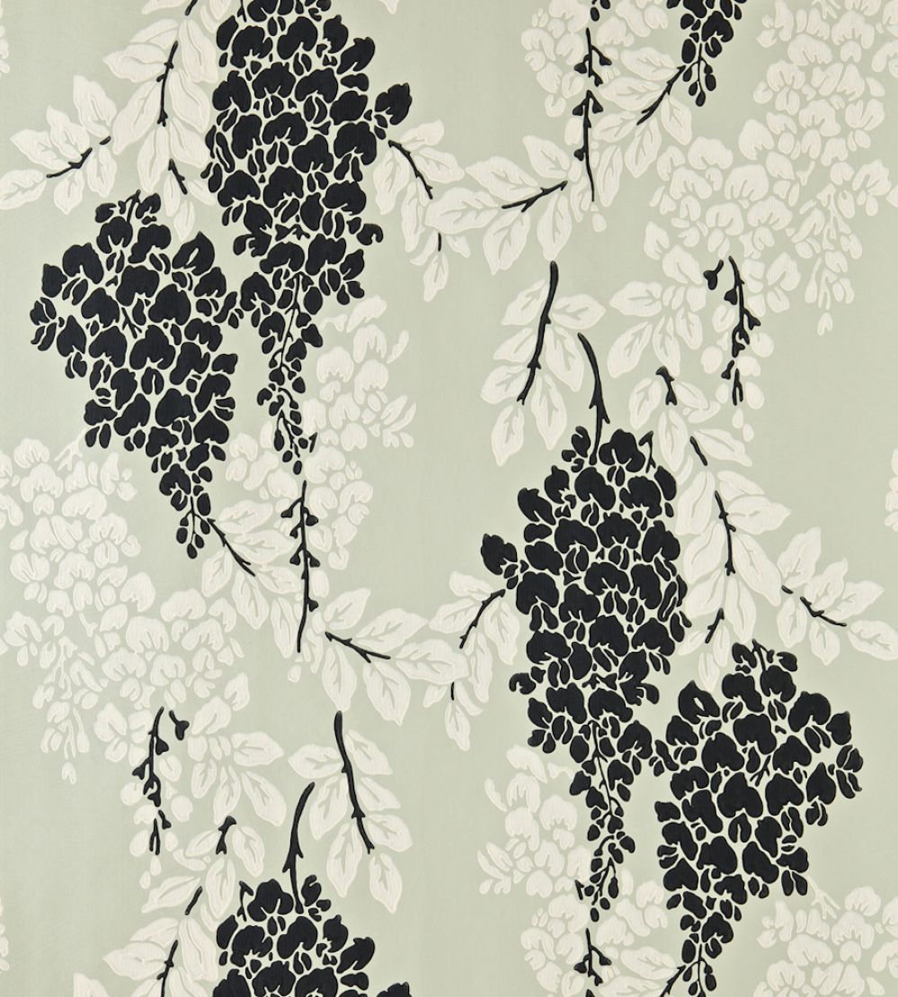 Wisteria Wallpaper by Farrow & Ball Vert De Terre