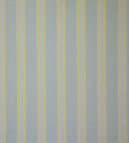 Block Print Stripe Wallpaper by Farrow & Ball Cromarty/Shaded White/ YellowCake